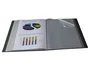 Liderpapel Carpeta con 30 fundas canguro DIN A4 negro opaco