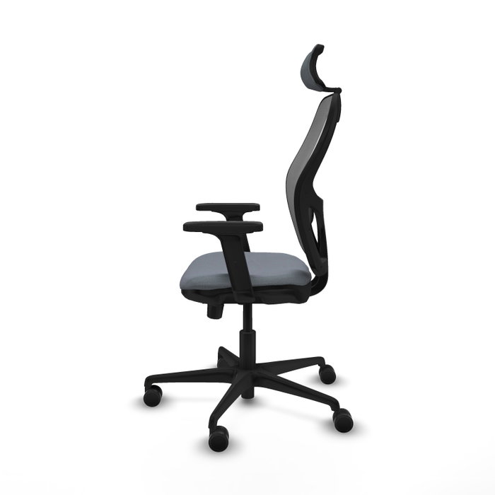 PIQUERAS Y CRESPO Silla de oficina Jorquera con mecanismo Sincro/Traslack Gris