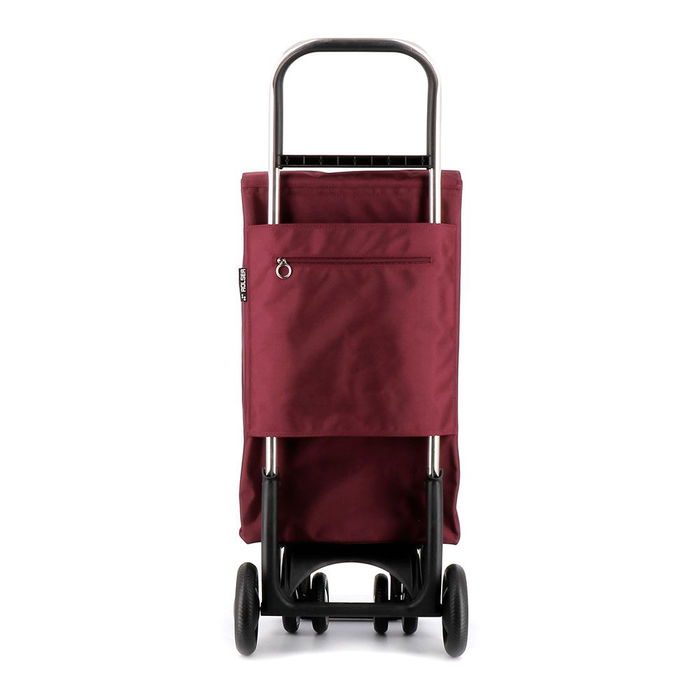 Rolser Carro de la Compra Termo Fresh MF 4.2 Tour, 4/2 Ruedas, Bolsa 46L y Bolsillo Térmico 8L, Carga 50kg, Color Burdeos