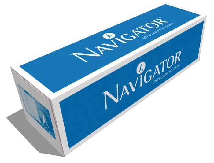 Navigator Papel Reprografia para Plotter 914mm x 91mt, 80 g, Blanco, para Impresion Ink-jet y Monocromo