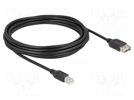 DeLOCK Cable USB 2.0 Tipo-B Macho a USB Tipo-A Hembra 5 m