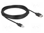 DeLOCK Cable USB 2.0 Tipo-B Macho a USB Tipo-A Hembra 5 m