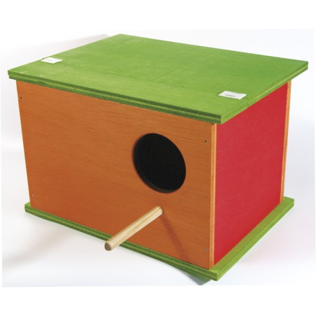 Nayeco Nido de Madera para Periquito y Agaporni