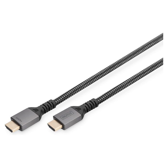Digitus Cable HDMI Premium Ultra High Speed 8K 1m, HDMI 2.1, 48 Gbit/s, HDR, Negro Digitus Cable HDMI Premium Ultra High Speed 8K 1m, HDMI 2.1, 48 Gbit/s, HDR, Negro