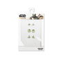 PEERS HARDY Set 3 Pares de Pendientes Baby Yoda Star Wars Grogu Diseño Piedras y Personaje Niña