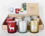 DKD Home Decor Portavelas de Cristal Estrella Surtido