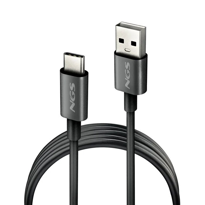 NGS Cable USB ZYRO-AC USB-A a USB-C 1m Negro NGS Cable USB ZYRO-AC USB-A a USB-C 1m Negro