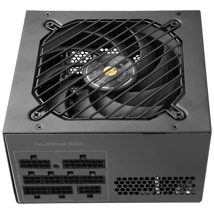 Mars Gaming Fuente Alimentación MPB650SIM 650W 80 Plus Bronze Modular, Ventilador 120mm FDB Silencioso, Color Negro - 7 Años Garantía