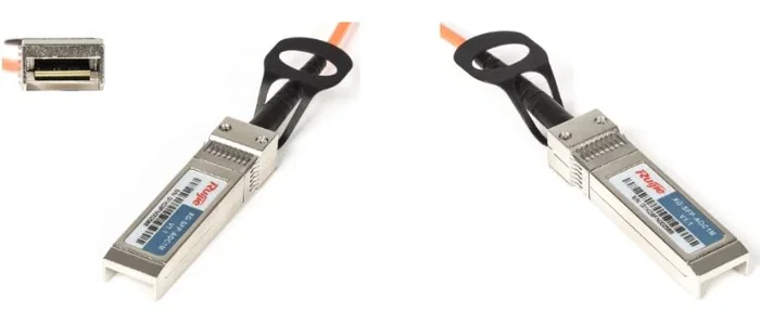 Ruijie Networks XG-SFP-AOC1M Cable de Puente SFP+ AOC de 1 Metro, 10G SFP+ a SFP+, Activo, Azul, Directo, 1 Unidad