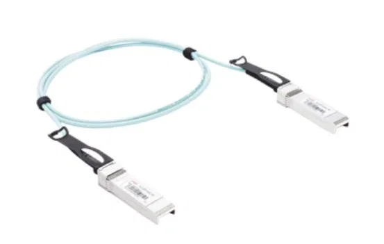 Ruijie Networks XG-SFP-AOC1M Cable de Puente SFP+ AOC de 1 Metro, 10G SFP+ a SFP+, Activo, Azul, Directo, 1 Unidad