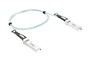 Ruijie Networks XG-SFP-AOC1M Cable de Puente SFP+ AOC de 1 Metro, 10G SFP+ a SFP+, Activo, Azul, Directo, 1 Unidad