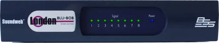 BSS BLU-BOB1 Expansor de Salida de Audio Analógica con 8 Canales, Bus Digital de Baja Latencia