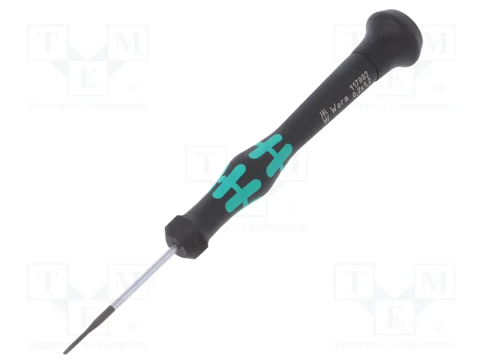 WERA Destornillador de precisión plano 1,2x0,2mm WERA Destornillador de precisión plano 1,2x0,2mm