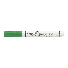 Pica Marcador permanente Classic Verde para marcaje opaco en superficies, secado rápido, uso exterior