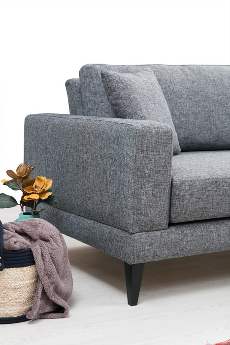 Atelier Del Sofa Sofá Nórdico 2 Plazas Gris Oscuro 180x90x85 cm Atelier Del Sofa Sofá Nórdico 2 Plazas Gris Oscuro 180x90x85 cm