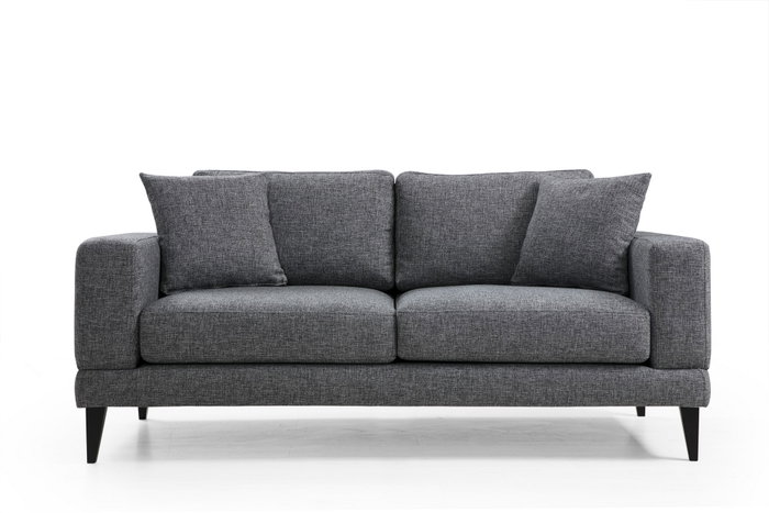 Atelier Del Sofa Sofá Nórdico 2 Plazas Gris Oscuro 180x90x85 cm Atelier Del Sofa Sofá Nórdico 2 Plazas Gris Oscuro 180x90x85 cm