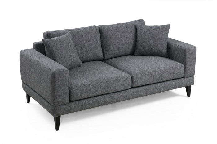 Atelier Del Sofa Sofá Nórdico 2 Plazas Gris Oscuro 180x90x85 cm Atelier Del Sofa Sofá Nórdico 2 Plazas Gris Oscuro 180x90x85 cm