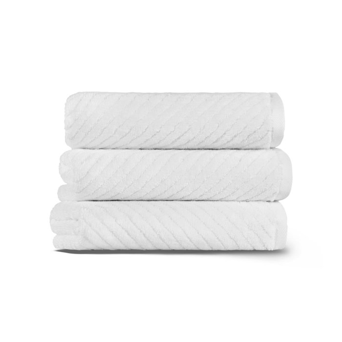 Mijölnir Toalla Chevron White 100% Algodón 500 gr/m² 33 x 33 cm Blanco