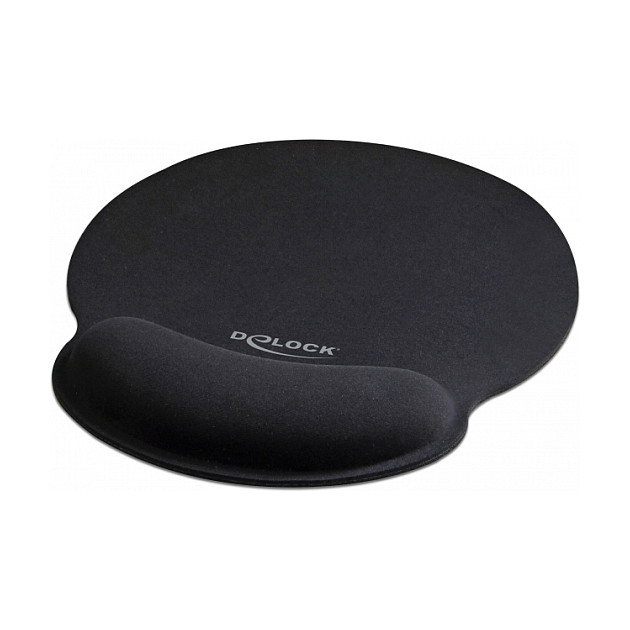 DeLOCK Alfombrilla de ratón ergonómica con reposamuñecas 227 x 252 mm DeLOCK Alfombrilla de ratón ergonómica con reposamuñecas 227 x 252 mm