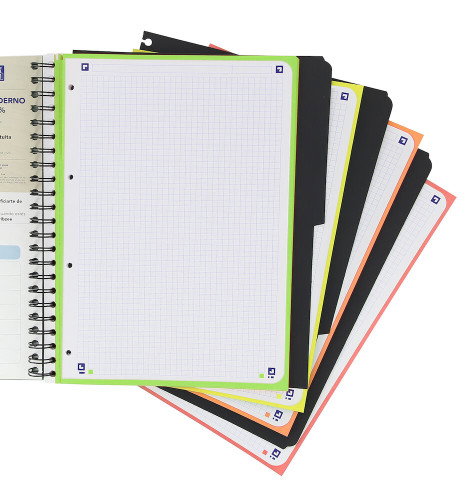 Oxford 400027275 cuaderno y block A4+ 120 hojas Colores surtidos 5 unidades