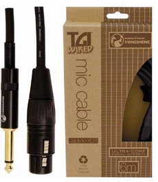 Cable Tgi para Micrófono Jack-Xlr Hembra 6 m