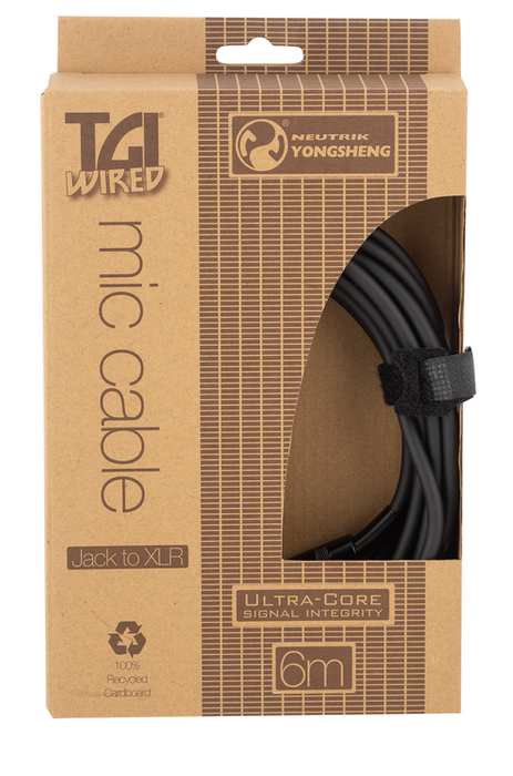 Cable Tgi para Micrófono Jack-Xlr Hembra 6 m
