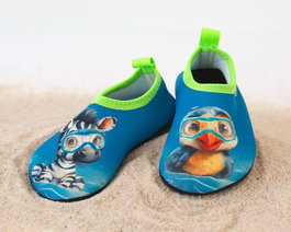 KioKids Eur 26 Escarpines Acuáticos Infantiles Azul Safari Fun