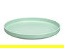 Leknes Plato Llano 19.5 cm Diámetro Verde Plástico PP Apto Lavavajillas (Set de 24)