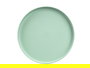 Leknes Plato Llano 19.5 cm Diámetro Verde Plástico PP Apto Lavavajillas (Set de 24)