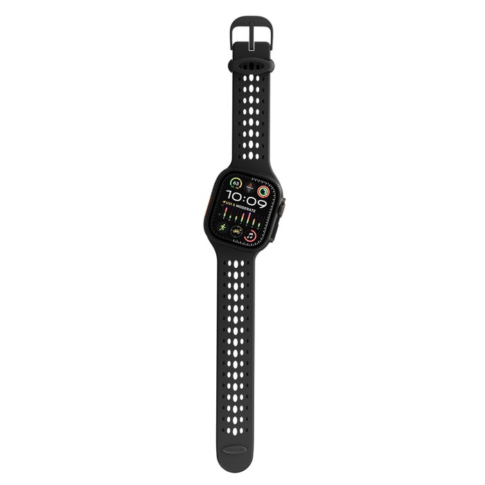Decoded Silicone Ares O Strap para Apple Watch 44/46/49mm Black Decoded Silicone Ares O Strap para Apple Watch 44/46/49mm Black