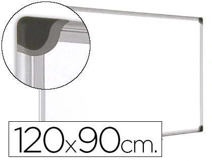 Bi-office Pizarra Blanca Magnética Maya W Cerámica Vitrificada Marco Aluminio 120 x 90 cm con Bandeja Bi-office Pizarra Blanca Magnética Maya W Cerámica Vitrificada Marco Aluminio 120 x 90 cm con Bandeja