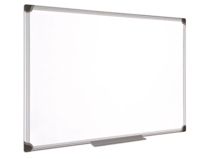 Bi-office Pizarra Blanca Magnética Maya W Cerámica Vitrificada Marco Aluminio 120 x 90 cm con Bandeja Bi-office Pizarra Blanca Magnética Maya W Cerámica Vitrificada Marco Aluminio 120 x 90 cm con Bandeja