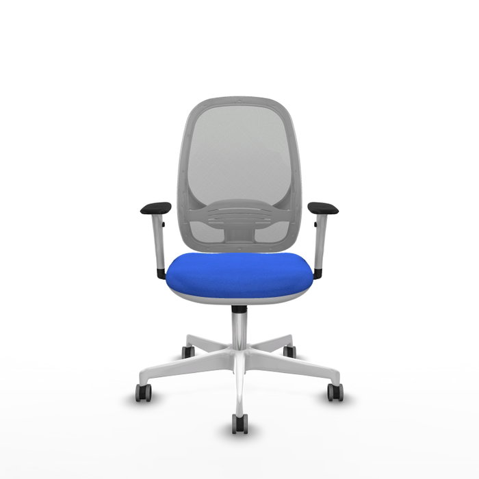 PIQUERAS Y CRESPO Silla de oficina Cilanco con mecanismo Sincro, Azul y Gris PIQUERAS Y CRESPO Silla de oficina Cilanco con mecanismo Sincro, Azul y Gris