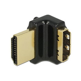DeLOCK Adaptador HDMI de alta velocidad 4K 90 grados arriba negro