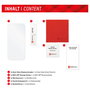 DISPLEX Smart Glass 9H Protector de Pantalla para Samsung Galaxy A35 y A55 5G Transparente