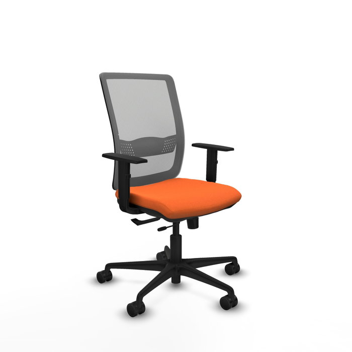 PIQUERAS Y CRESPO Silla de oficina Haches Naranja y Gris PIQUERAS Y CRESPO Silla de oficina Haches Naranja y Gris