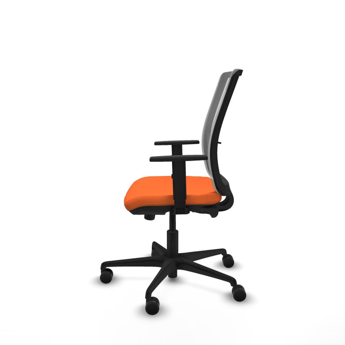 PIQUERAS Y CRESPO Silla de oficina Haches Naranja y Gris PIQUERAS Y CRESPO Silla de oficina Haches Naranja y Gris