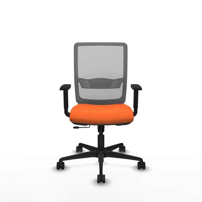 PIQUERAS Y CRESPO Silla de oficina Haches Naranja y Gris PIQUERAS Y CRESPO Silla de oficina Haches Naranja y Gris