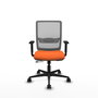 PIQUERAS Y CRESPO Silla de oficina Haches Naranja y Gris