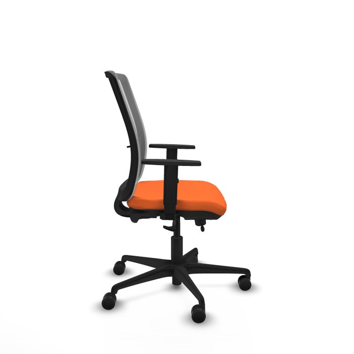 PIQUERAS Y CRESPO Silla de oficina Haches Naranja y Gris PIQUERAS Y CRESPO Silla de oficina Haches Naranja y Gris