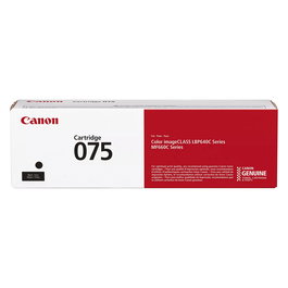 Canon 075 Cartucho de Tóner Original Negro 1300 páginas, Compatible con MF665Cdw/MF663Cdw/MF662Cdw/LBP647Cdw/LBP646Cdw, Referencia 6365C002
