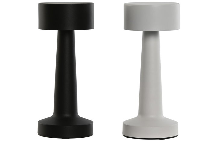 DKD Home Decor Lámpara de Sobremesa LED Metal Táctil Recargable (Pack de 2)