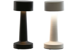 DKD Home Decor Lámpara de Sobremesa LED Metal Táctil Recargable (Pack de 2)