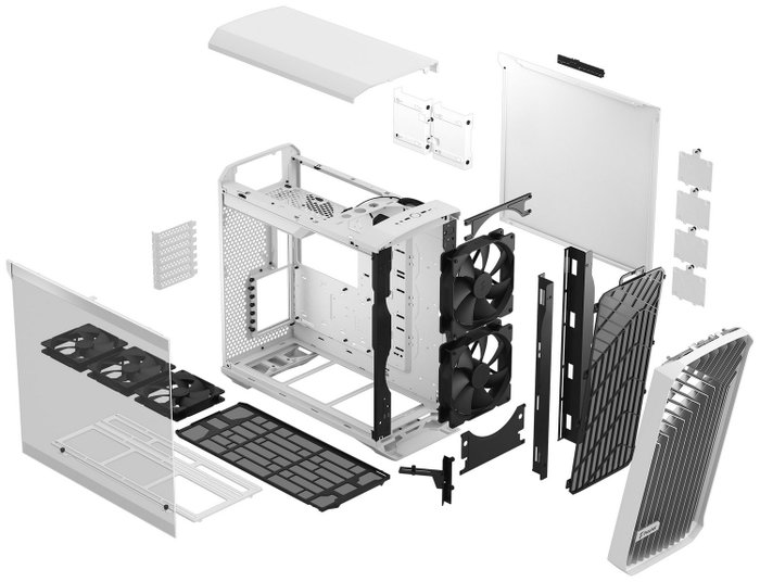 Fractal Design Torrent Blanco con Vidrio Templado