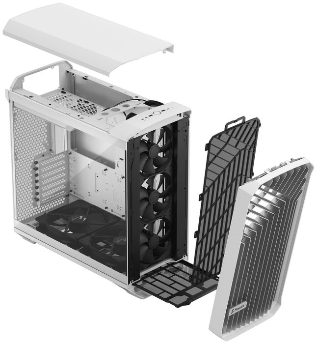 Fractal Design Torrent Blanco con Vidrio Templado