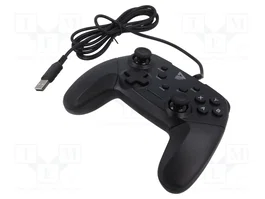 SAVIO RAGE Gamepad Alámbrico Negro