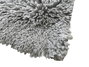 DKD Home Decor Alfombra de Poliéster Gris 140x200 cm Antideslizante