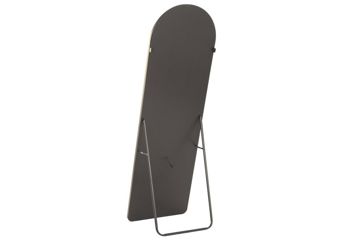 DKD Home Decor Espejo de Vestidor LED Metal 50x160 Táctil Negro