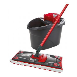 Vileda Wischer ULTRAMAX 2in1 Komplettset schwarz/rot