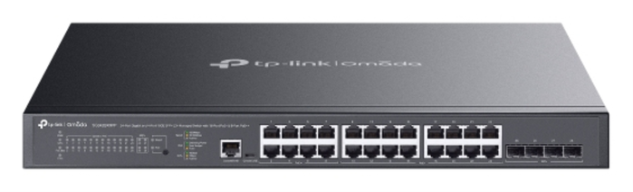 TP-Link Omada SG3428XMPP Switch Gestionado L2+ de 24 Puertos Gigabit y 4 SFP+ 10G con PoE+/PoE++ TP-Link Omada SG3428XMPP Switch Gestionado L2+ de 24 Puertos Gigabit y 4 SFP+ 10G con PoE+/PoE++